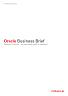 Oracle Business Brief: Continuity – Are You Always Open for Business?