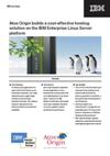 Overview Atos Origin builds a cost-effective hosting solution on the IBM Enterprise Linux Server platform