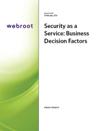 Security as a Service: Business Decision Factors