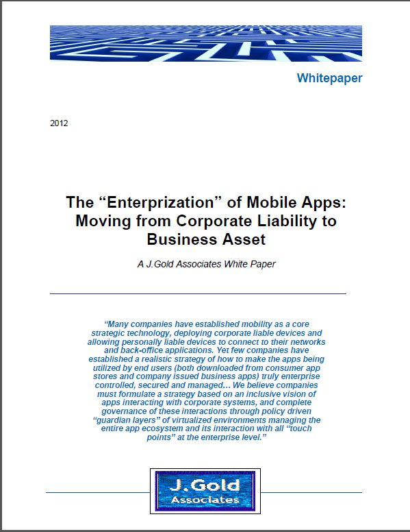 The “Enterprization” of Mobile Apps: Moving from Corporate Liability to Business Asset