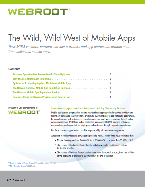 The Wild, Wild West of Mobile Apps
