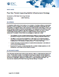 Four Key Trends Impacting Mobile Infrastructure Strategy
