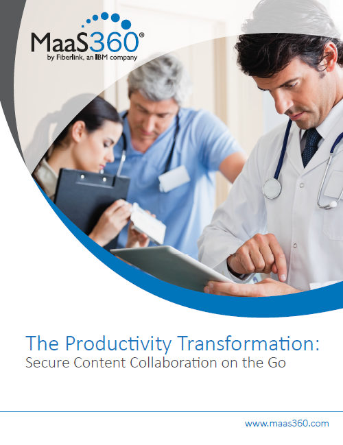 The Productivity Transformation: Secure Content Collaboration on the Go