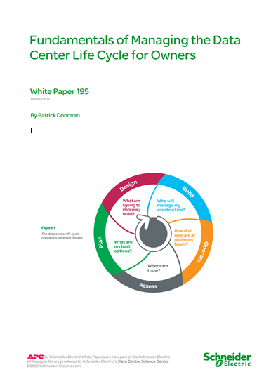 Fundamentals of Managing the Data  Center Life Cycle for Owners