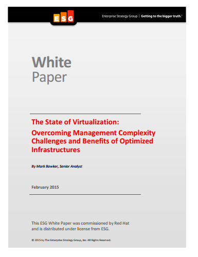 The State of Virtualization: Overcoming Management Complexity Challenges and Benefits of Optimized Infrastructures
