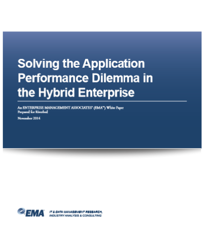 Solving the Application Performance Dilemma in  the Hybrid Enterprise