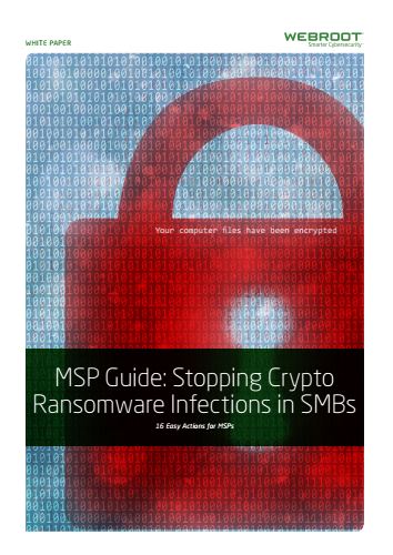 MSP Guide: Stopping Crypto  Ransomware Infections in SMBs