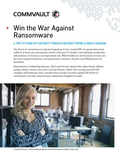 Win the War Against Ransomware