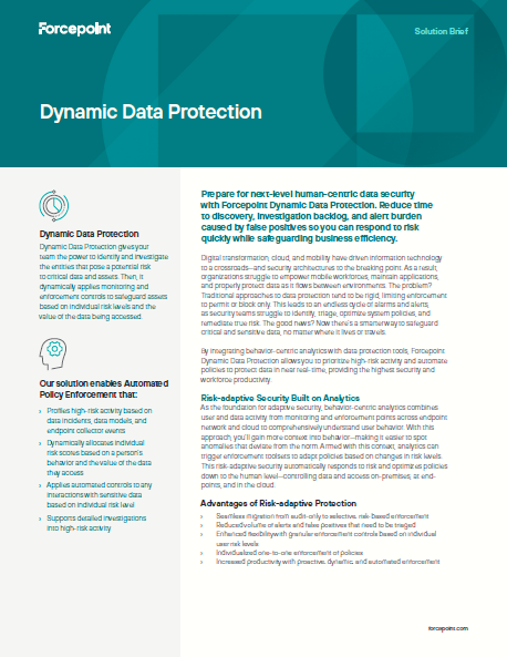 Dynamic Data Protection