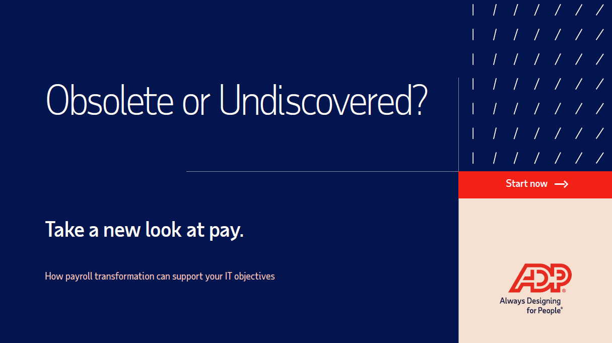Obsolete or Undiscovered? Take a new look at pay.