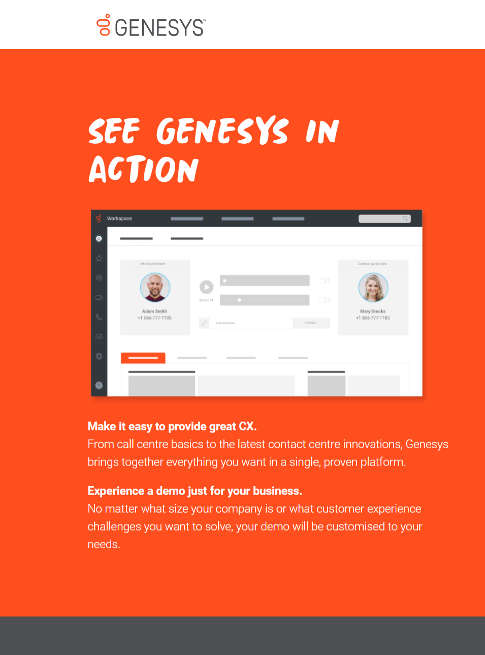 See Genesys in action