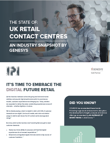 The State of UK Retail Contact Centres Infographic