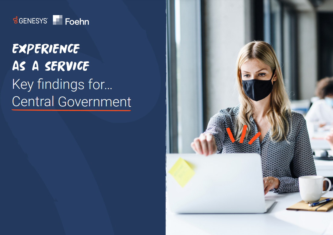 Experience as a service: Key findings for Central Government
