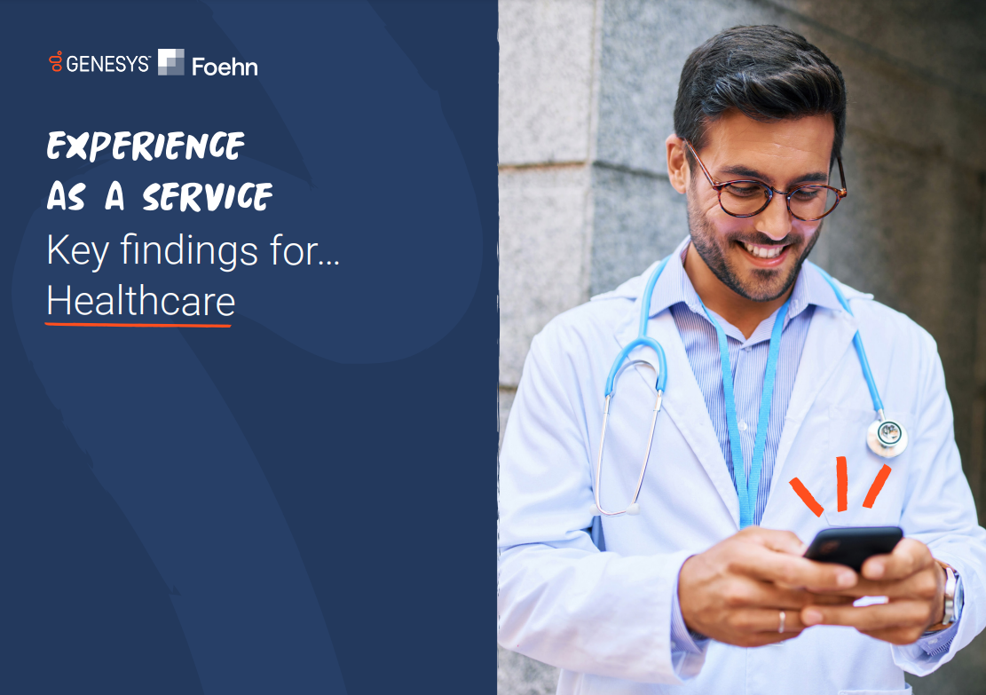 Experience as a service: Key findings for Healthcare