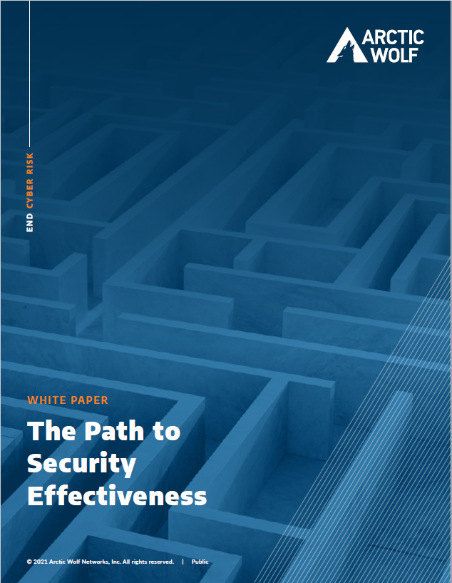 The Path to Security Effectiveness