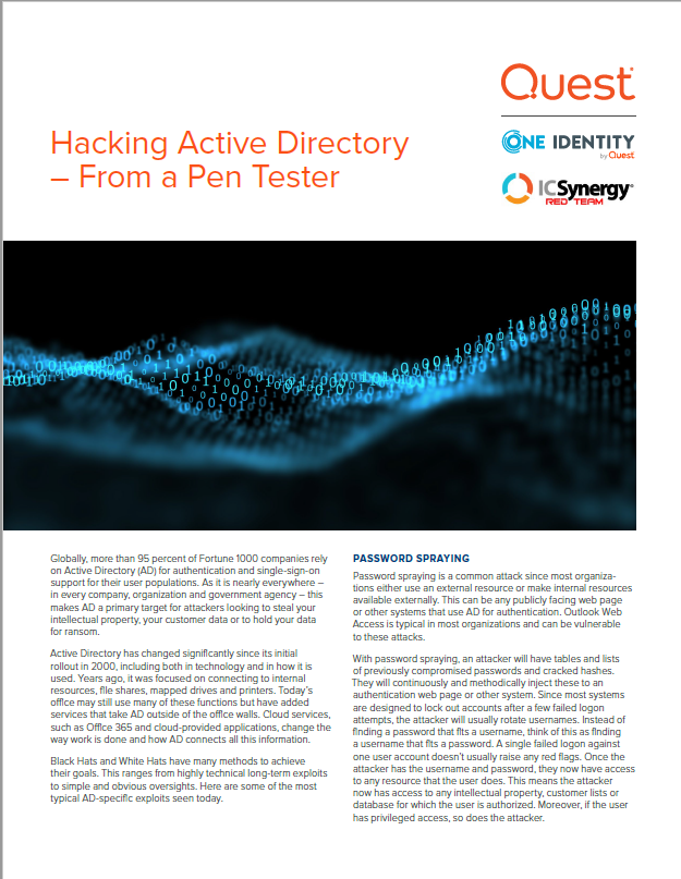 Hacking Active Directory – Security Lessons from a Penetration Tester