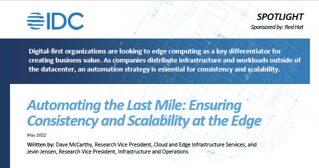 Automating the Last Mile: Ensuring Consistency and Scalability at the Edge