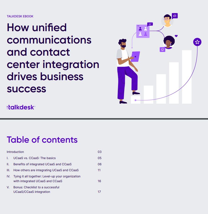 How unified communications and contact center integration drives business success