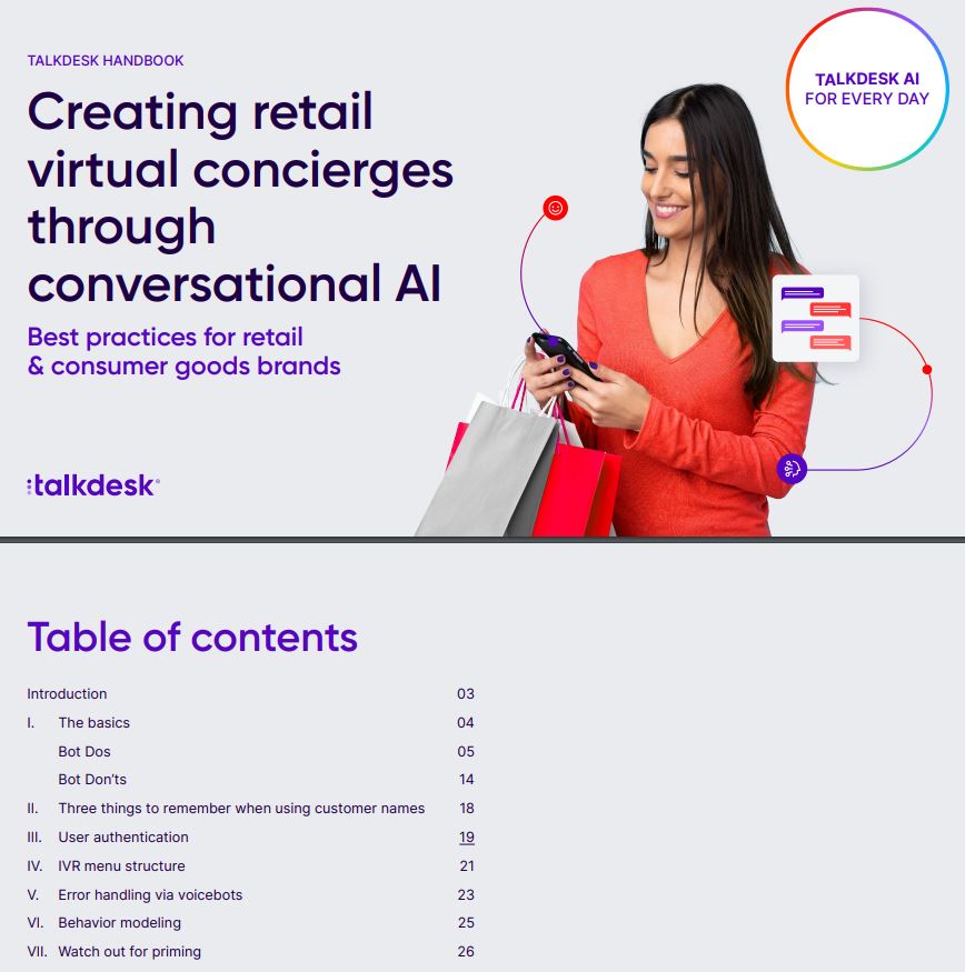 Creating retail virtual concierges through conversational AI