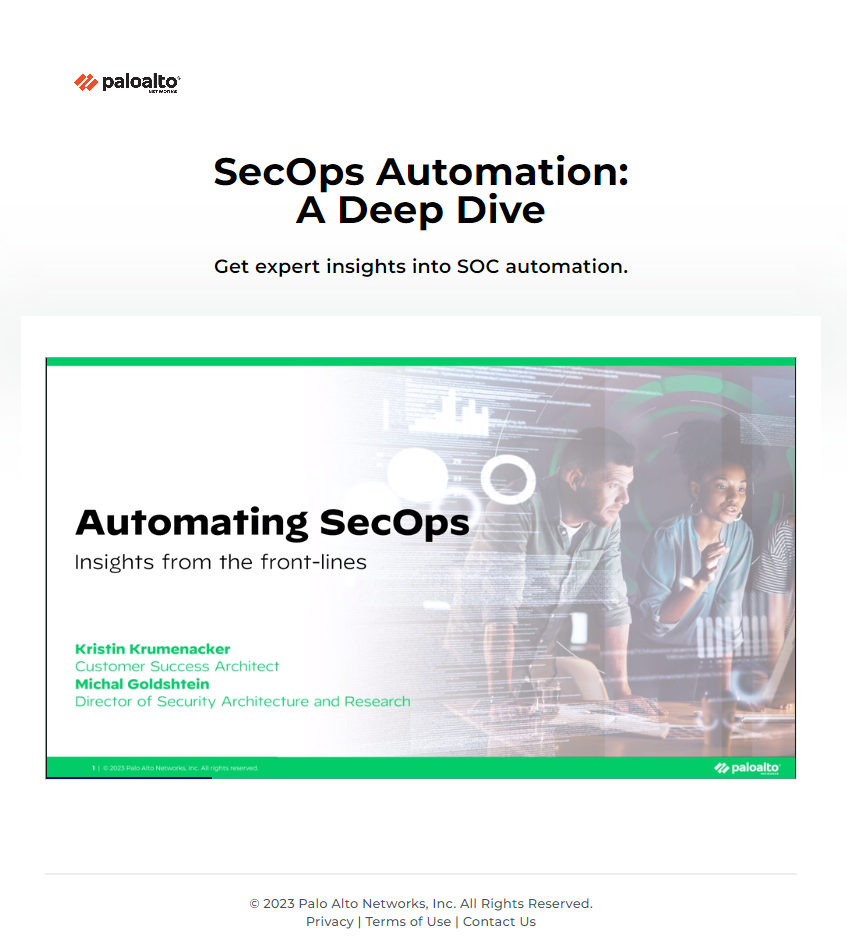 SecOps Automation: A DEEP DIVE